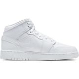 Air Jordan 1 Mid (GS) TRIPLE WHITE