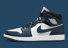 Air Jordan 1 Mid (GS) ARMONY NAVY/WHITE-BLACK