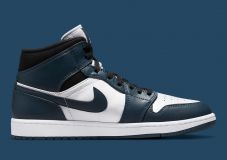 Air Jordan 1 Mid (GS) ARMONY NAVY/WHITE-BLACK