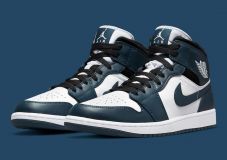 Air Jordan 1 Mid (GS) ARMONY NAVY/WHITE-BLACK