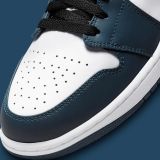 Air Jordan 1 Mid (GS) ARMONY NAVY/WHITE-BLACK