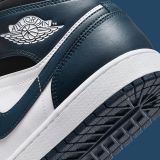 Air Jordan 1 Mid (GS) ARMONY NAVY/WHITE-BLACK