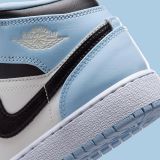 Air Jordan 1 MID GS ICE/BLUE/BLACK-SAIL-WHITE