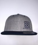 Supreme Style Small Logo Snapback HTR GREY/NAVY