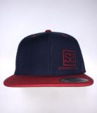 Supreme Style Small Logo Snapback NAVY/RED