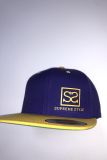 Supreme Style Small Logo Snapback PURPLE/GOLD