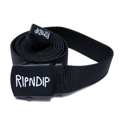 RIPNDIP ® Logo Web Belt BLACK