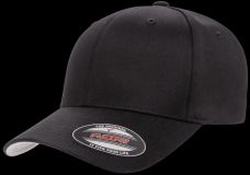 Gorra de lana peinada cerrada Flexfit NEGRO