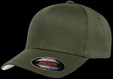 Gorra de lana peinada cerrada Flexfit VERDE HOJA 