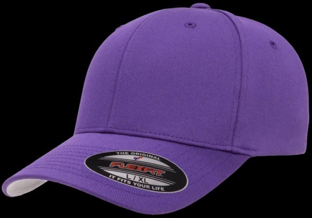Gorra Flexfit lana peinada PÚRPURA