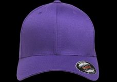 Gorra Flexfit lana peinada PÚRPURA