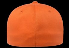 Gorra de lana peinada cerrada Flexfit NARANJA PICA