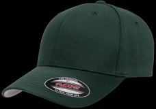 Gorra de lana peinada cerrada Flexfit VERDE PICEA