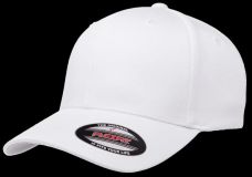 Gorra de lana peinada cerrada Flexfit BLANCO