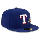 New Era MLB 5950 Texas Rangers City Eddit. BLUE