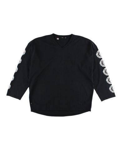 Obey ® Ninety - One cotton jersey top OFF BLACK