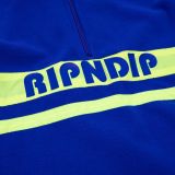 RIPNDIP ® Baja Half Zip Brushed Fleece BLUE