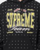 Supreme® Rhinestone Hooded Sweatshirt BLACK