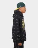 Supreme® Rhinestone Hooded Sweatshirt BLACK