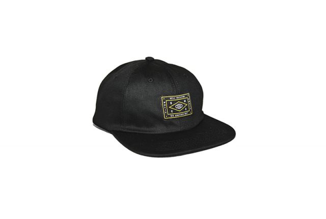 Black Mouth Hell Vacation Logo Hat BLACK