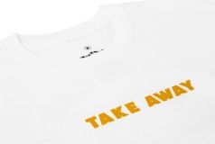 Black Mouth Down Take Away Tee White