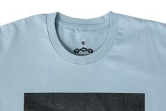 Black Mouth Skate Shadow Tee Pale Blue