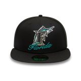 New Era MLB 5950 Florida Marlins Dual Logo BLACK