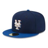 New Era MLB 5950 New York Mets 50th An NAVY