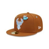 New Era NBA 5950 Milwaukee Bucks Hot Cocoa BROWN