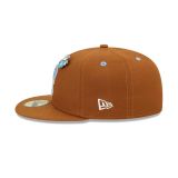 New Era NBA 5950 Milwaukee Bucks Hot Cocoa BROWN