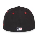 New Era MLB 5950 Chicago Cubs Bred 3X Champ. BLACK