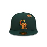 New Era 5950 MLB Colorado Rockies Leafy GREEN