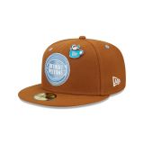 New Era NBA 5950 Detroit Pistons Hot Cocoa BROWN