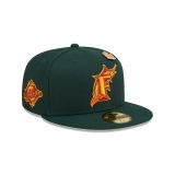 New Era 5950 MLB Florida Marlins Leafy GREEN