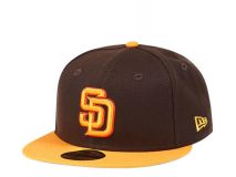 New Era MLB 5950 San Diego Padres BROWN/YELLOW