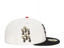 New Era NBA 5950 Chicago Bulls Chrome Edition WHIT