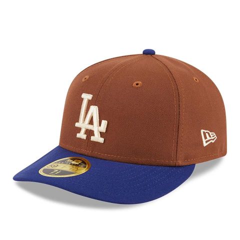 New Era 5950LP LA Dodgers - BROWN/BLUE