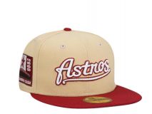 New Era 59FIFTY Houston Astros CREAM/RED