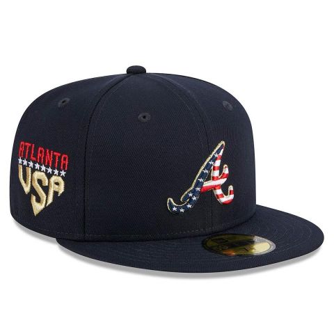 New Era 59FIFTY Atlanta Braves 4th Of July - NAVY