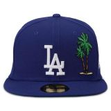 New Era 5950 Los Angeles Dodgers Palms Cap - BLUE