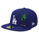 New Era 5950 Los Angeles Dodgers Palms Cap - BLUE