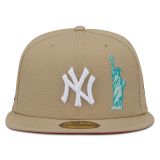 New Era MLB 5950 New York Yankees City Edit. BEIGE