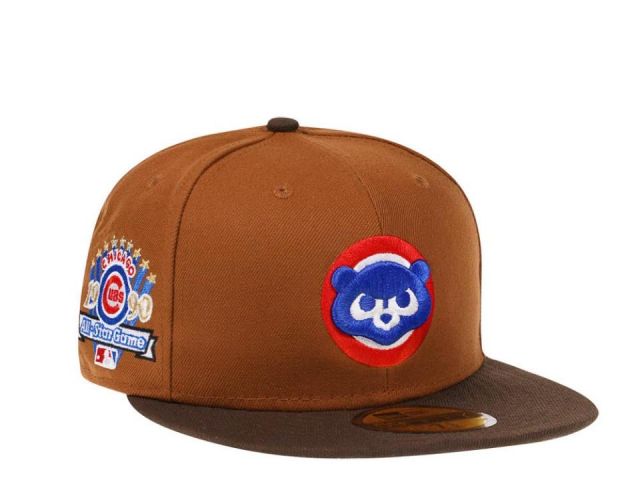 New Era 59FIFTY Chicago Cubs Parche ASG - MARRON