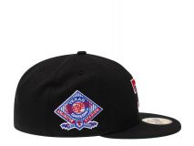 New Era 59FIFTY Texas Rangers Parche - NEGRO