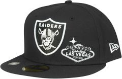 NEW ERA 59FIFTY Las Vegas Raiders City Edi - NEGRO