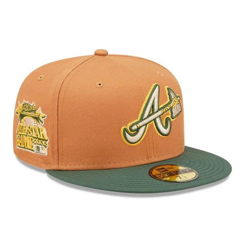 Gorra NEW ERA Atlanta Braves 59FIFTY MARRON/VERDE