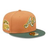 Gorra NEW ERA Atlanta Braves 59FIFTY MARRON/VERDE