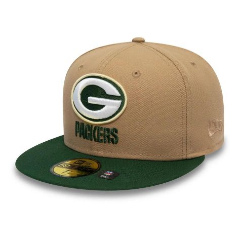 NEW ERA 59Fifty Green Bay Packers - BEIGE / VERDE 