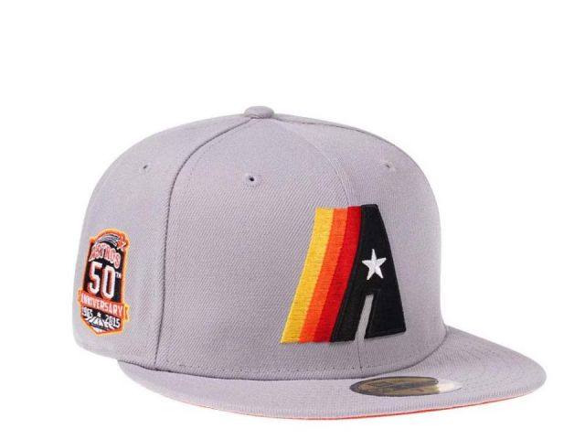 New Era 59FIFTY Houston Astros Parche 50th - GRIS