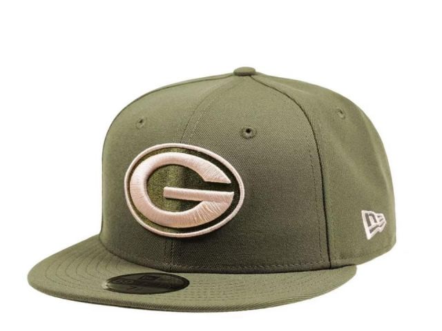 New Era 59FIFTY Green Bay Packers - VERDE OLIVA